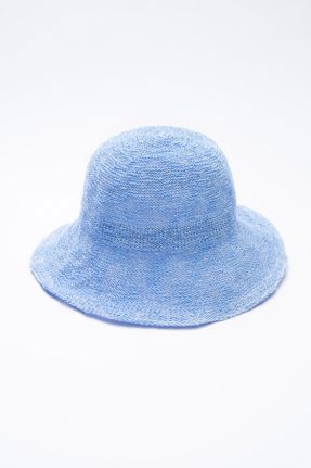 کلاه آبی زنانه پلی استر کد 687616078