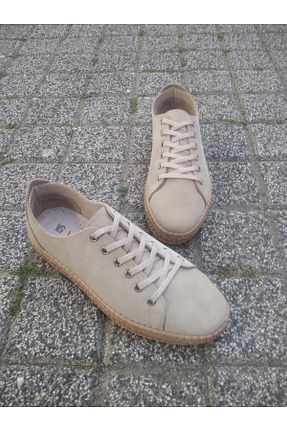 بابت بژ زنانه چرم خالص Shade ayakkabı - کد 822489289