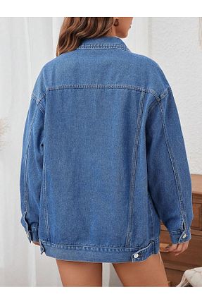 کت آبی زنانه اسلیم فیت Cuqq Denim - کد 787749284