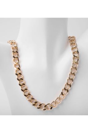 گردنبند جواهر طلائی زنانه فلزی کد 822532073