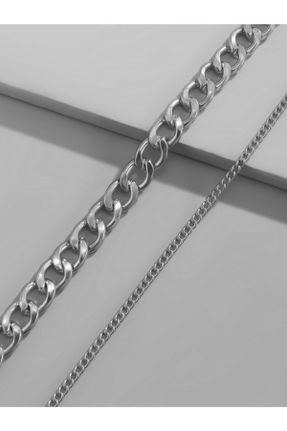 گردنبند جواهر زنانه فلزی کد 822540523