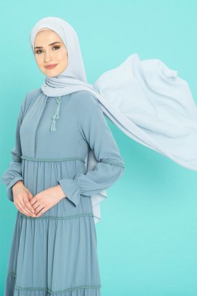 روسری آبی ساده Beyza - کد 152707948