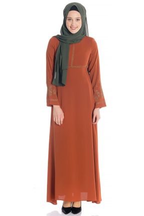 لباس نارنجی زنانه رگولار بافتنی کد 97595188