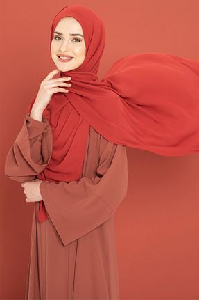 روسری نارنجی 70 * 180 Beyza - کد 149097766