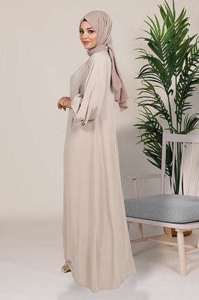 لباس حجاب بژ زنانه رگولار Beyza - کد 751537948