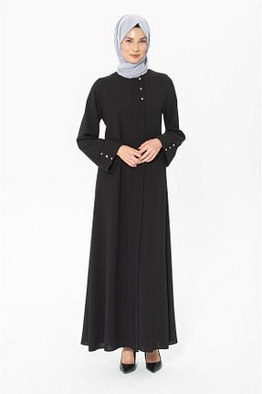 کلاه و ابایا مشکی زنانه بافتنی Beyza - کد 149158917