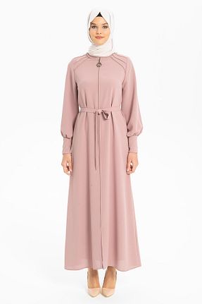 کلاه و ابایا صورتی زنانه بافتنی Beyza - کد 338980574