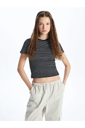 تیشرت سفید زنانه Skinny LC Waikiki - کد 822635087