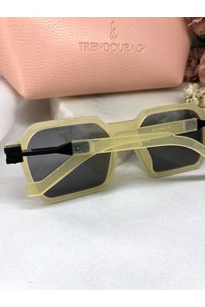 عینک آفتابی بژ زنانه UV400 Di Caprio - کد 806141360