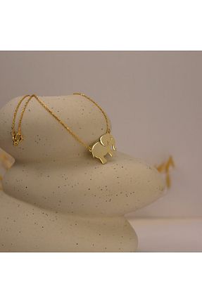 گردنبند نقره طلائی زنانه 925 عیار Wega Gold - کد 802278924