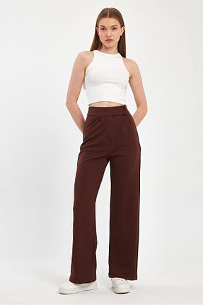 شلوار قهوه ای زنانه پنبه - الاستین ElitWear - کد 822514785