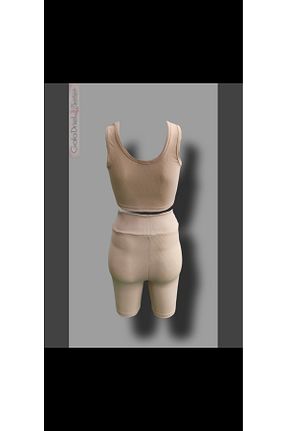 ست بالاتنه و پائین تنه بژ زنانه بافتنی GALADRİEL BOUTİQUE - کد 822582141