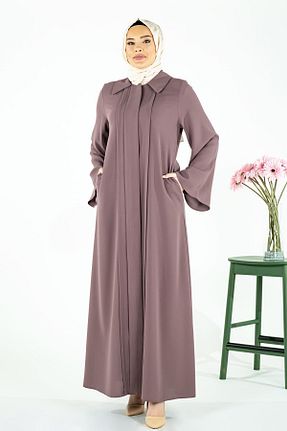کلاه و ابایا قهوه ای زنانه بافتنی Beyza - کد 730154675