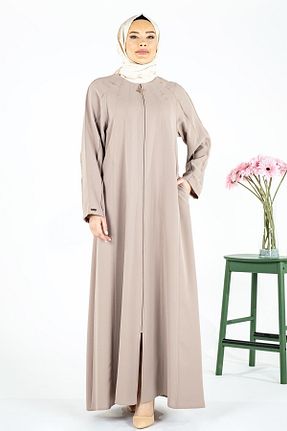 کلاه و ابایا بژ زنانه بافتنی Beyza - کد 730177141