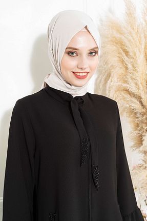کلاه و ابایا مشکی زنانه بافتنی Beyza - کد 319750198