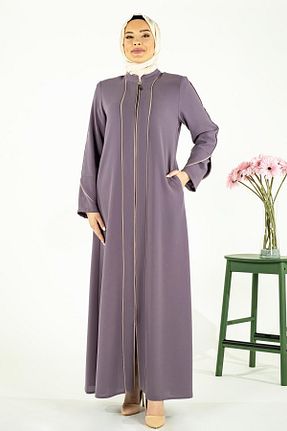 کلاه و ابایا بنفش زنانه بافتنی Beyza - کد 730155566