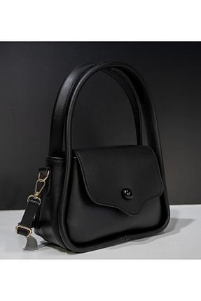 کیف دوشی مشکی زنانه چرم مصنوعی Mybag - کد 822637542