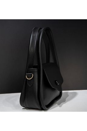کیف دوشی مشکی زنانه چرم مصنوعی Mybag - کد 822637542