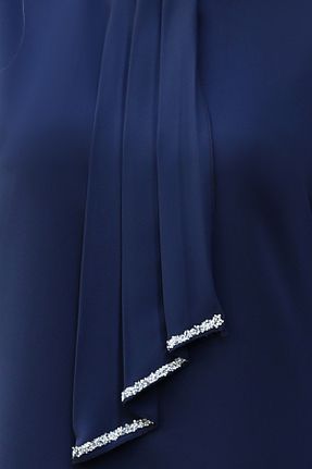 ست بالاتنه و پائین تنه حجاب سرمه ای زنانه رگولار FUVAL MODA - کد 822402062