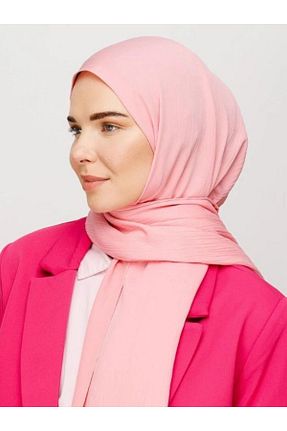 شال صورتی زنانه پلی استر LOSYANA - کد 822465778