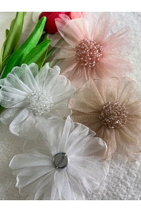سنجاق سینه صورتی زنانه Hayalet kumaş - کد 822484090