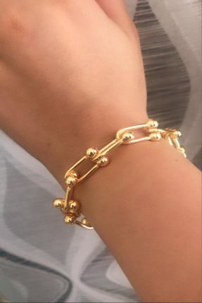 گردنبند جواهر طلائی زنانه فلزی کد 822545498