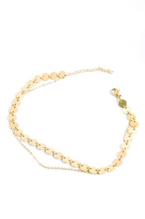 گردنبند جواهر طلائی زنانه فلزی Lal - کد 822532530