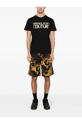 تیشرت مشکی مردانه Relaxed VERSACE JEANS COUTURE - کد 822563684