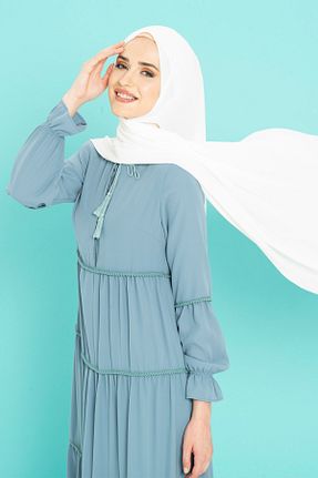 روسری سفید 70 * 180 Beyza - کد 149106564