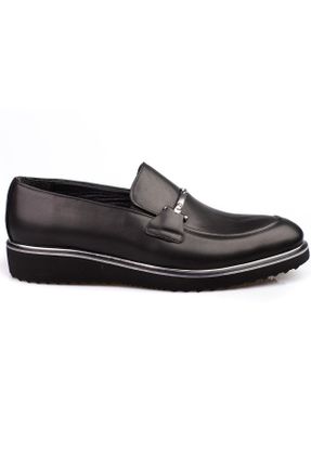 کفش کلاسیک مشکی مردانه پاشنه کوتاه ( 4 - 1 cm ) پاشنه ساده کد 822603859