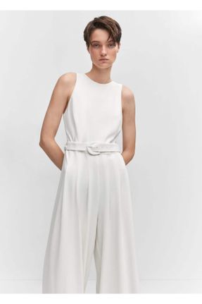 لباس سفید زنانه بافتنی رگولار آستین-بلند کد 748876118