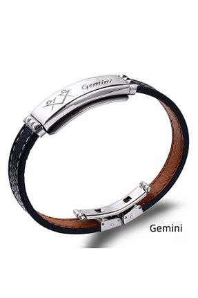 دستبند جواهر رنگی مردانه سنگ طبیعی Tesbihane - کد 689295885