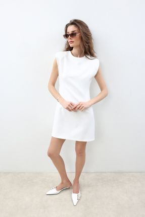 لباس سفید زنانه بافتنی کد 817823904