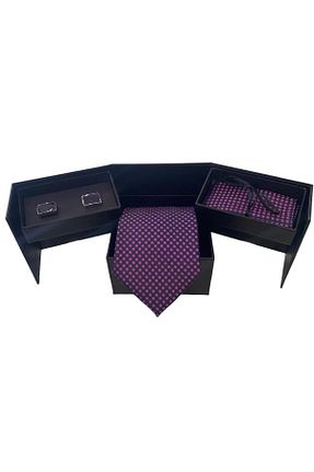 کراوات بنفش مردانه پلی استر Sarar - کد 822763930