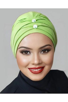 روسری سبز ساده Polikromi - کد 822873135