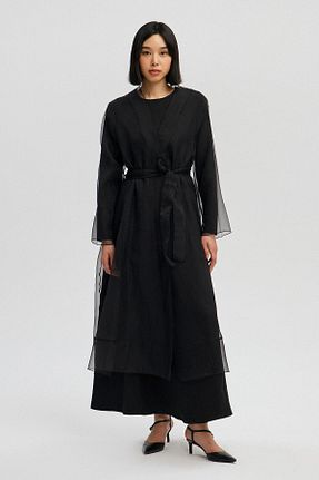 لباس حجاب مشکی زنانه رگولار Touche Prive - کد 822908468