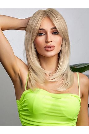 کلاه گیس زرد زنانه AKOLİFE - کد 822954377