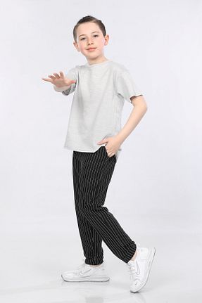 ست بالاتنه و پائین تنه طوسی بچه گانه بافتنی MORNIO - کد 815171293