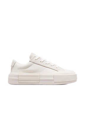 کفش اسنیکر بژ زنانه بند دار Converse - کد 823031034