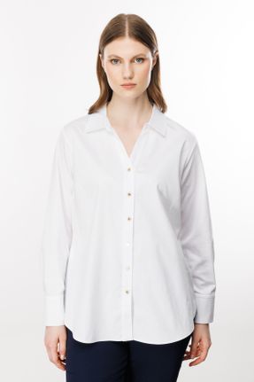 پیراهن سفید زنانه رگولار کد 822982251
