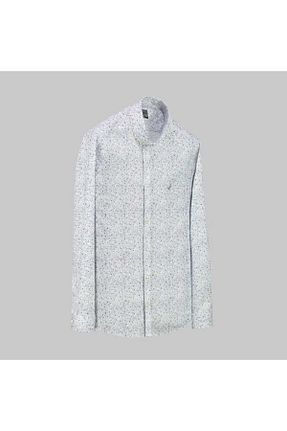 پیراهن بژ مردانه اسلیم فیت Sarar - کد 823029755