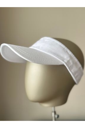 کلاه سفید زنانه پنبه (نخی) کد 823029550