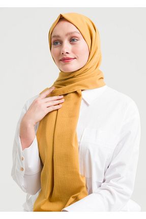 شال زرد زنانه Armağan - کد 797389777