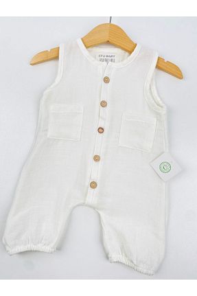 بادی و سرهمی نوزادی سفید بچه گانه Müslin EFU BABY - کد 823125882