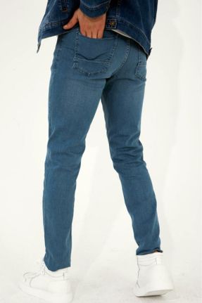 شلوار جین آبی مردانه پاچه تنگ اسلیم کد 823125193