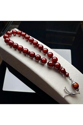 تسبیح سبز کهربا dergah tesbih - کد 110496328