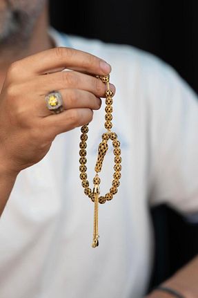 تسبیح طلائی dergah tesbih - کد 817544097