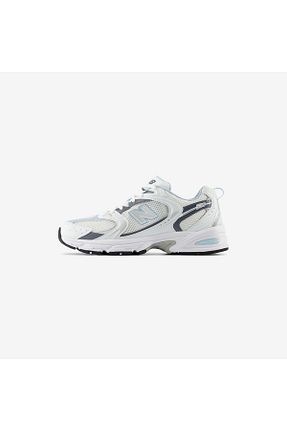 کفش پیاده روی سفید زنانه چرم اصل New Balance - کد 822731524