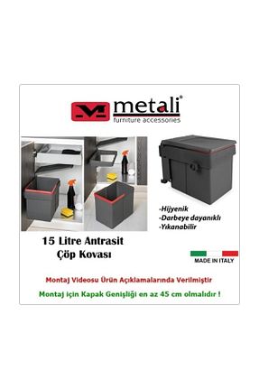 کیسه زباله رنگی پلاستیک METALİ - کد 62999966