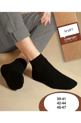 جوراب مشکی مردانه پنبه (نخی) 10